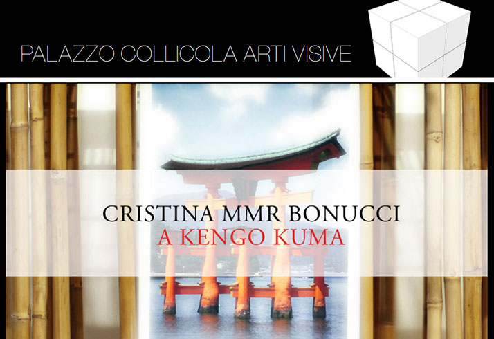 Cristina MMR Bonucci artista - A Kengo Kuma - Palazzo Collicola Arti visive di Spoleto