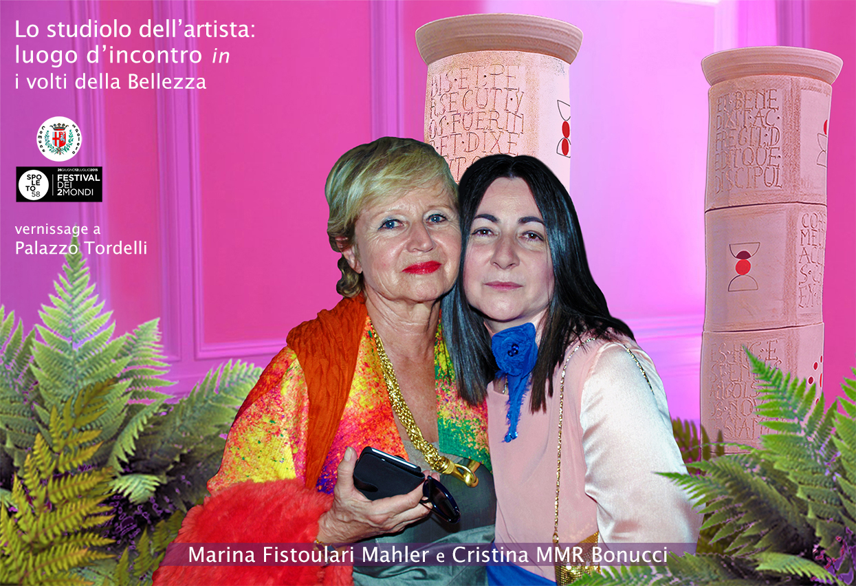 Cristina MMR Bonucci in i volti della Bellezza al Festival dei Due Mondi